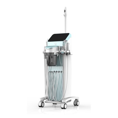 High Frequency AntI-bacterial Facial Steamer Ance Treatment With Auto Brush Face Lift Beauty Machine